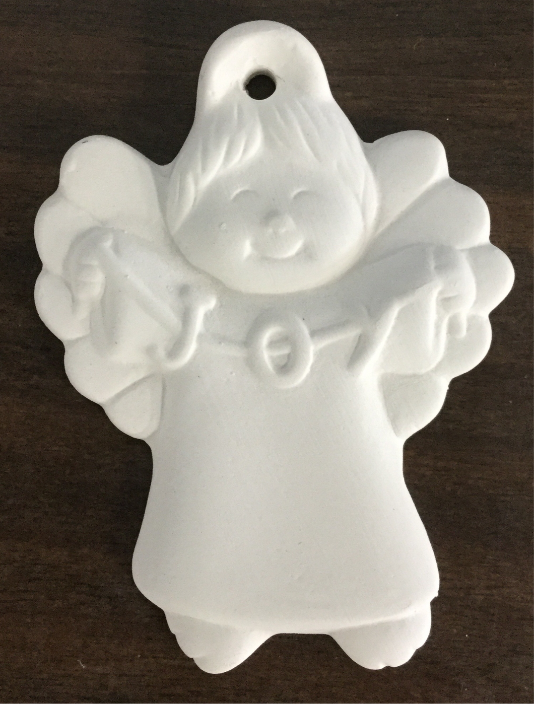 Angel Ornament with Joy