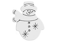 Frosty Ornament Snowman