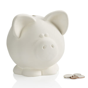 Large Piggy Bank with Stopper