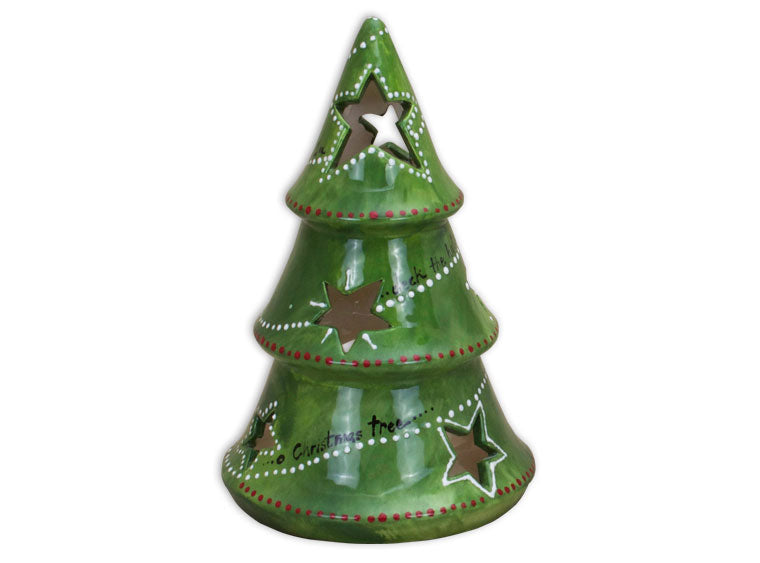 Christmas Tree Votive Star Cutout