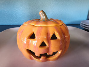Jack-O-Lantern Pumpkin Votive