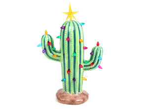 Lighted Christmas Cactus