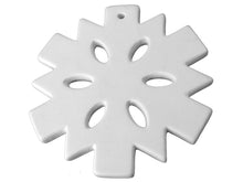 Load image into Gallery viewer, Flat Snowflake Ornament
