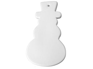 Flat Snowman Ornament