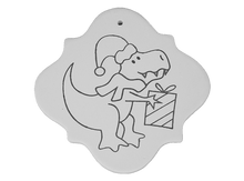 Load image into Gallery viewer, Hand Detailed T-Rex Party Ornament
