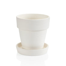 Load image into Gallery viewer, Flower Pot with Saucer - Small
