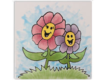 Load image into Gallery viewer, Flower Friends Party Tile
