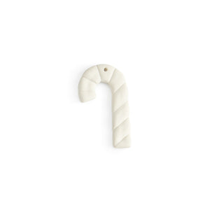 Candy Cane Flat Ornament with Lines