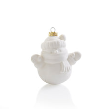Load image into Gallery viewer, Snowman Ornament- 3D

