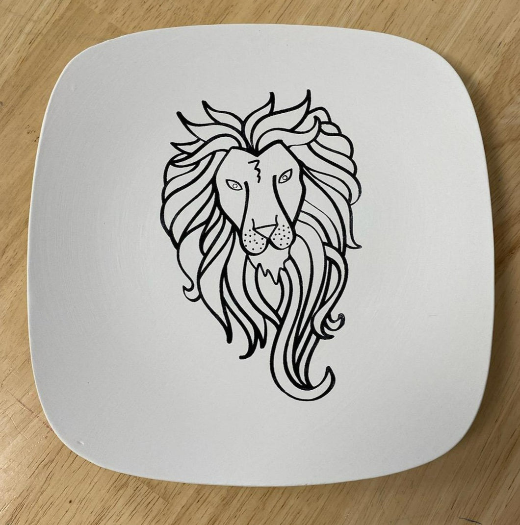 Lance the Lion Plate