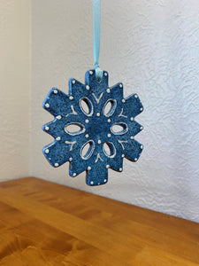 Flat Snowflake Ornament