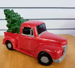 Vintage Truck with Tree Light-Up