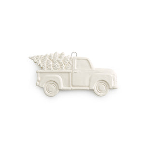 Truck with Tree Flat Ornament
