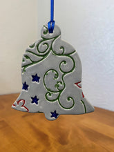 Load image into Gallery viewer, Textured Bell Ornament Hand Made
