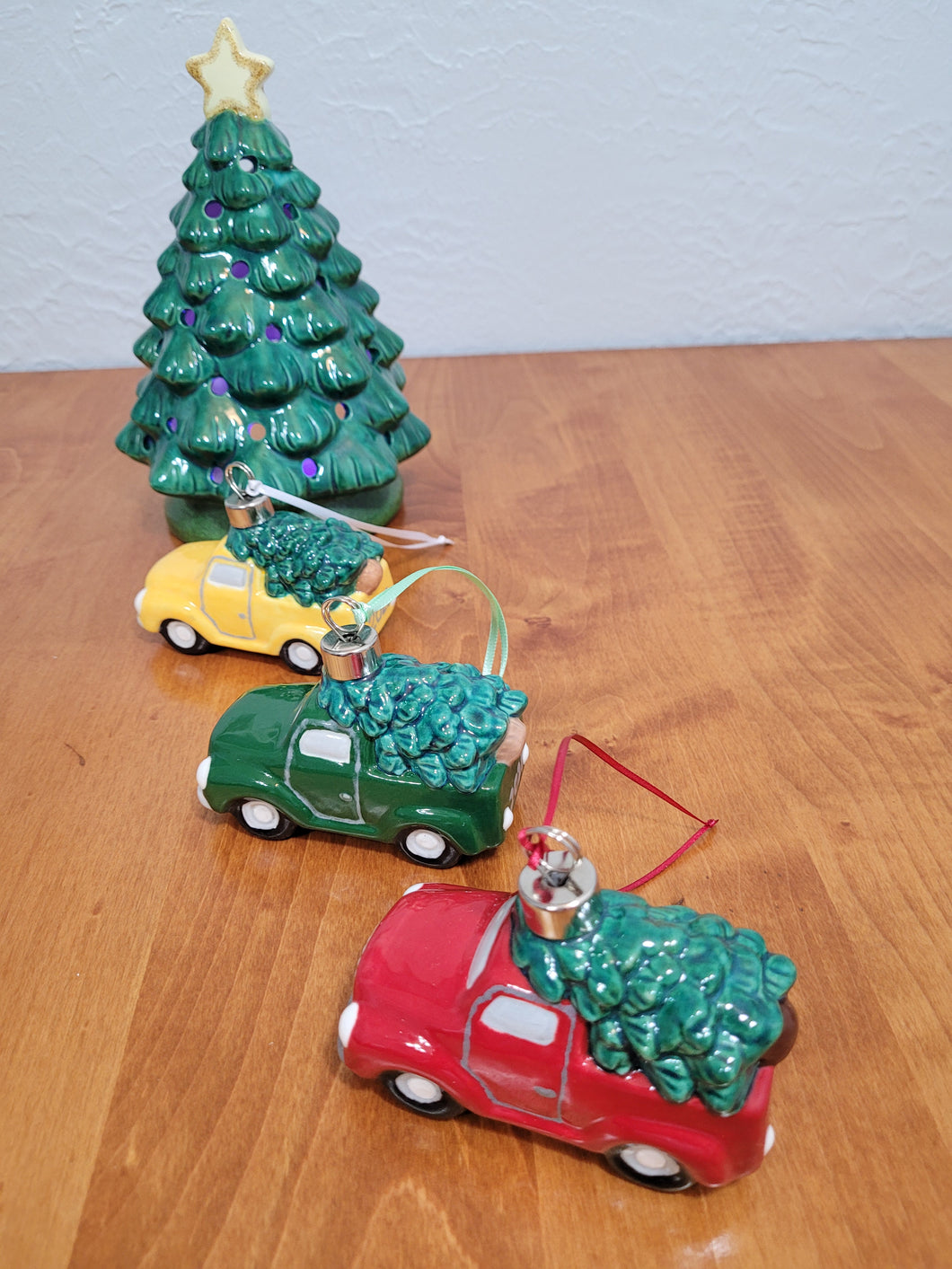 Tree in a Truck Ornament- 3D