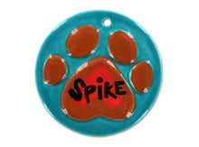 Load image into Gallery viewer, Paw Print Ornament Circle
